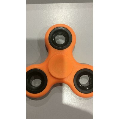 Jucarie Antistres Finger Fidget Whirlerz Spinner portocaliu  pentru copii si adulti